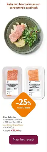 OKay Boni Selection Atlantische zalmfilets ± 200 g aanbieding