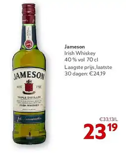 OKay Jameson Irish Whiskey 40 % vol 70 cl aanbieding