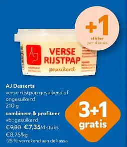 OKay AJ Desserts gesuikerd aanbieding