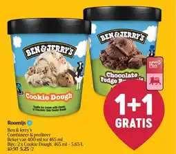 Delhaize Ben & Jerry's Roomijs aanbieding