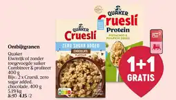 Delhaize Quaker Ontbijtgranen aanbieding