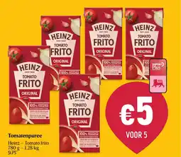Delhaize Heinz Tomatenpuree aanbieding