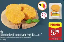 ALDI Kipschnitzel tomaat/mozzarella aanbieding