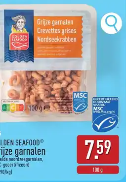 ALDI Golden seafood grijze garnalen aanbieding