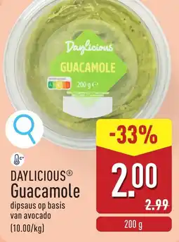 ALDI Daylicious guacamole aanbieding