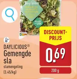 ALDI Daylicious Gemengde sla aanbieding