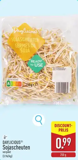 ALDI Daylicious Sojascheuten aanbieding