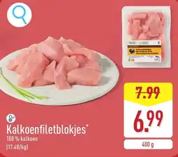 ALDI Kalkoenfiletblokjes aanbieding