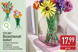 ALDI Toylino bouwsteenset boeket aanbieding