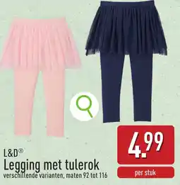 ALDI L&D Legging met tulerok aanbieding