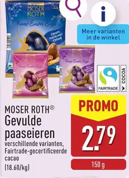ALDI Moser roth gevulde paaseieren aanbieding