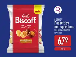 ALDI Lotus paaseitjes met speculoos aanbieding