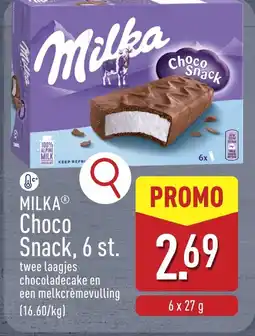 ALDI Milka choco snack aanbieding