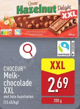 ALDI Choceur melkchocolade xxl aanbieding