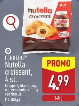 ALDI Ferrero nutellacroissant aanbieding