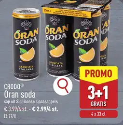 ALDI Crodo oran soda aanbieding