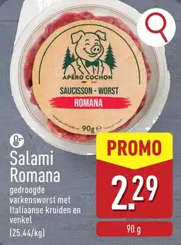 ALDI Salami Romana aanbieding