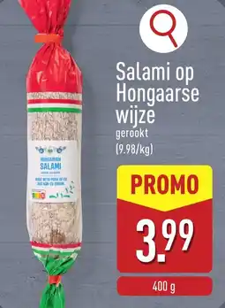 ALDI Salami op Hongaarse wijze aanbieding