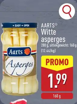 ALDI Aarts Witte Asperges aanbieding