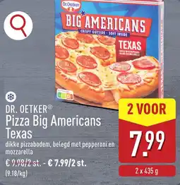 ALDI Dr.Oetker Pizza Big Americans Texas aanbieding