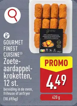 ALDI Gourmet finest cuisine Zoeteaardappelkroketten aanbieding
