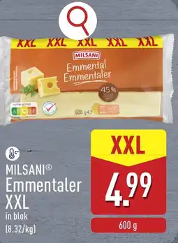 ALDI Milsani emmentaler XXL aanbieding