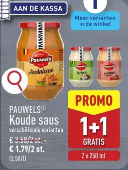ALDI Pauwels Koude saus aanbieding