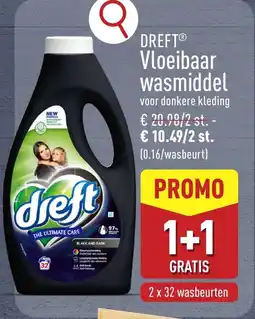 ALDI Dreft vloeibaar wasmiddel aanbieding