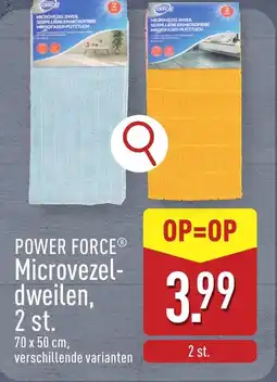 ALDI Power force microvezel dweilen aanbieding