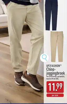ALDI Up2fashion chino joggingbroek aanbieding