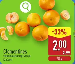 ALDI Clementines aanbieding