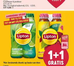 Delhaize Niet-bruisende drank op basis van thee aanbieding