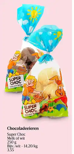 Delhaize Chocoladeeieren aanbieding