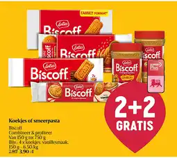 Delhaize Koekjes of smeerpasta aanbieding