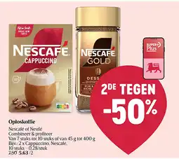 Delhaize Oploskoffie aanbieding