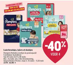 Delhaize Luierbroekjes, luiers of doekjes aanbieding