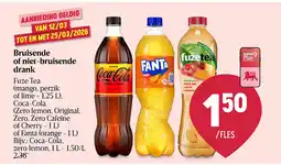 Delhaize Bruisende of niet-bruisende drank aanbieding