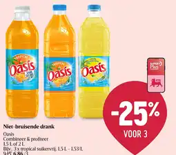 Delhaize Oasis Niet-bruisende drank aanbieding