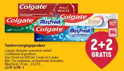 Delhaize Colgate Tandverzorgingsproduct aanbieding