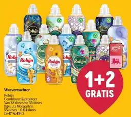Delhaize Robijn wasverzachter aanbieding