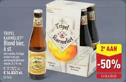 ALDI Tripel karmeliet blond bier aanbieding