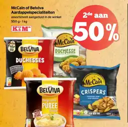 Spar Mccain of belviva aardappelspecialiteiten aanbieding