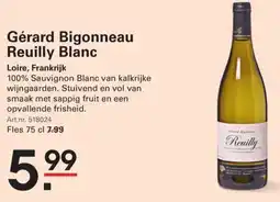 Sligro Gérard bigonneau reuilly blanc aanbieding