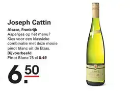 Sligro Joseph cattin alsace pinot blanc aanbieding