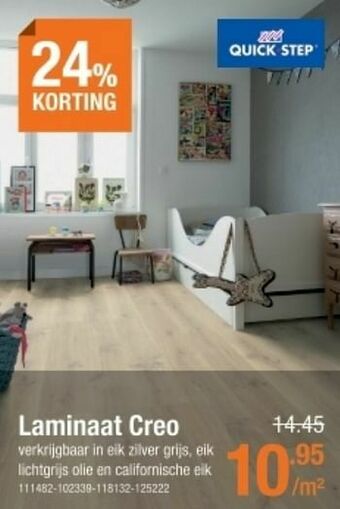 Cevo Laminaat creo aanbieding