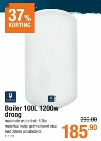 Cevo Boiler droog aanbieding