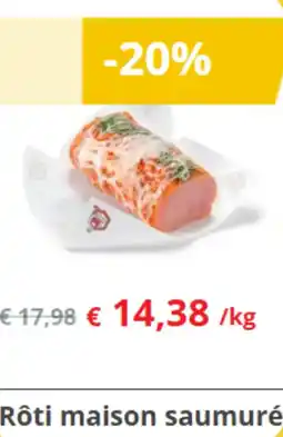 Renmans Rôti maison saumuré aanbieding