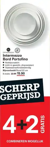 Sligro Intermezzo Bord Portofino aanbieding