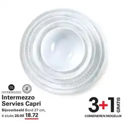 Sligro Intermezzo Servies Capri aanbieding