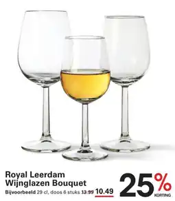 Sligro Royal Leerdam Wijnglazen Bouquet aanbieding
